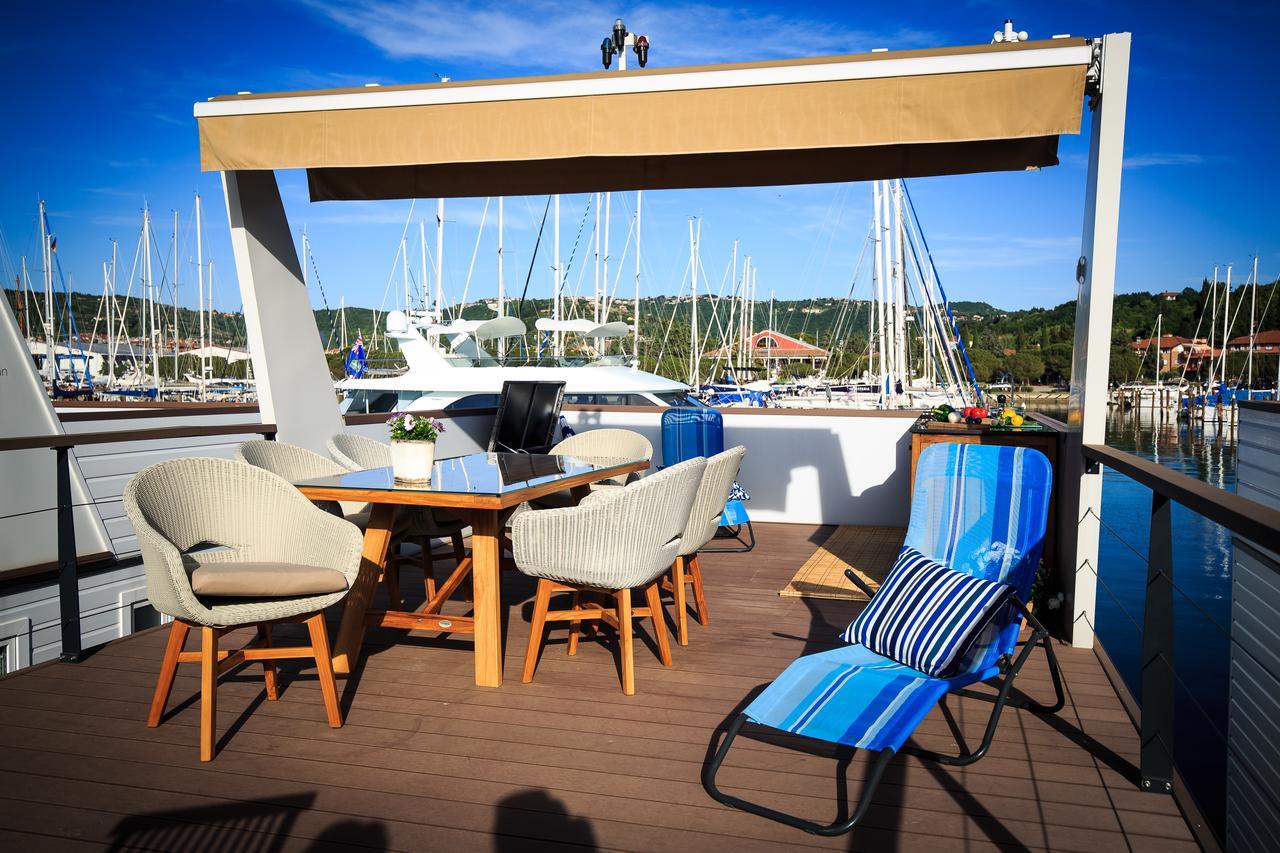 Floating Sea House Kahne Portoroz Villa Exteriör bild